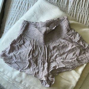 Aerie Mauve Flowey Shorts